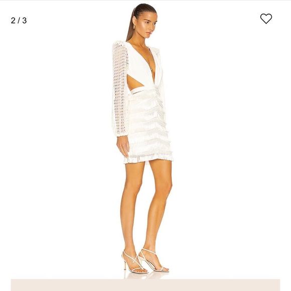 PatBo
Cut-Out Fringe Mini Dress - ivory - Picture 2 of 10